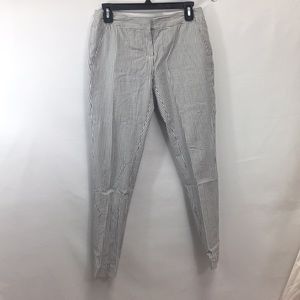Amanda & Chelsea Stretch Waist Striped Ankle Pants